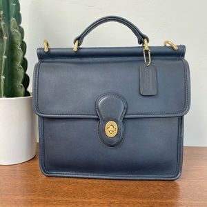 Vintage Coach Willis #9927 in Navy